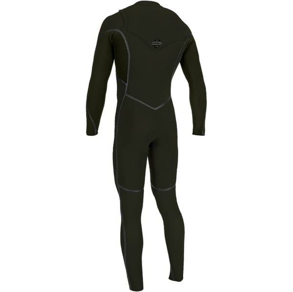 2026 O'Neill Mens Hyperfreak Fire+ 4/3mm Chest Zip Wetsuit 5661 - Ranger